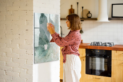 Dry erase board magnetic Magnetic board for photos and notes