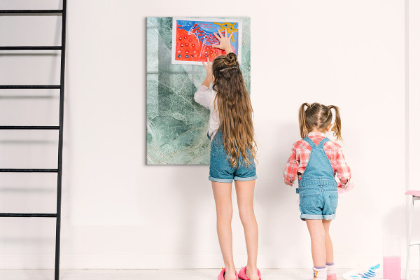 Dry erase board magnetic Magnetic board for photos and notes