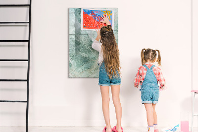 Dry erase board magnetic Magnetic board for photos and notes