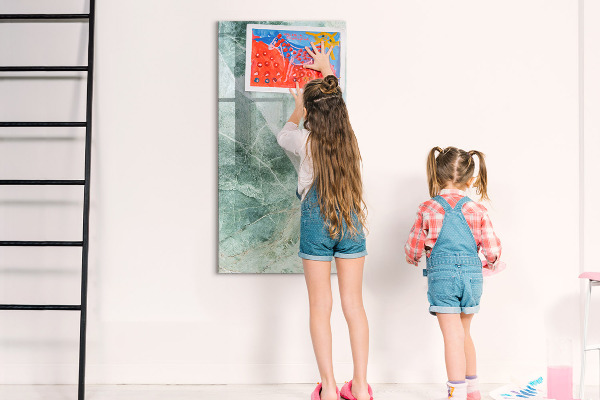 Dry erase board magnetic Magnetic board for photos and notes