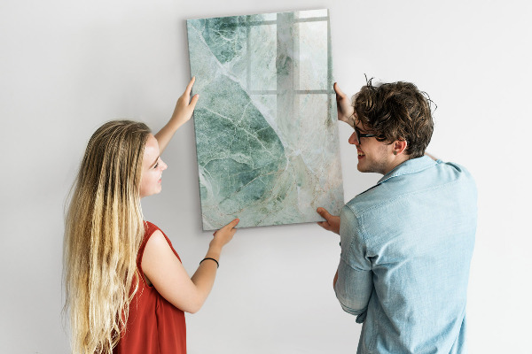 Dry erase board magnetic Magnetic board for photos and notes