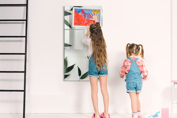 Dry erase board magnetic Green board for photos and notes