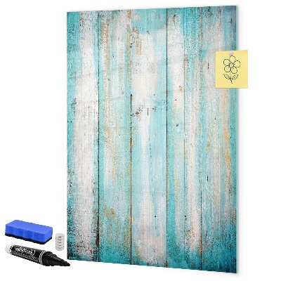 Magnetic dry erase board A colorful board for photos and notes