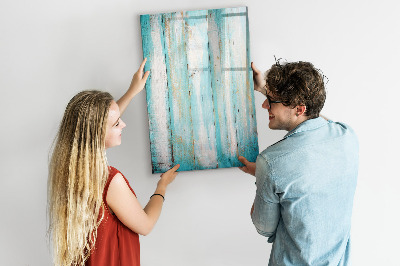 Magnetic dry erase board A colorful board for photos and notes
