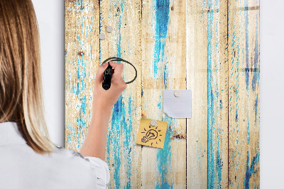 Dry erase board magnetic Stylish board for photos and notes