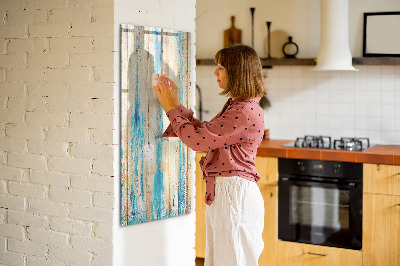 Dry erase board magnetic Stylish board for photos and notes