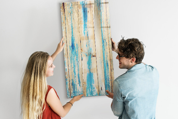 Dry erase board magnetic Stylish board for photos and notes