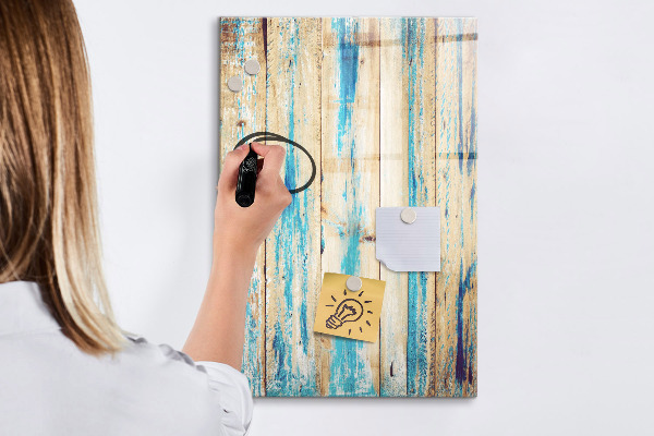 Dry erase board magnetic Stylish board for photos and notes