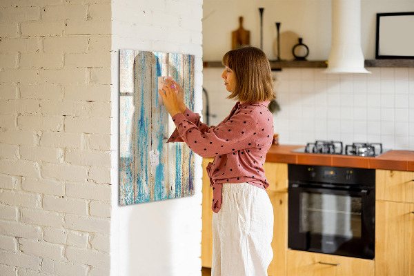 Dry erase board magnetic Stylish board for photos and notes