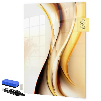 Magnetic dry erase board A colorful board for notes and photos