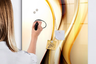 Magnetic dry erase board A colorful board for notes and photos