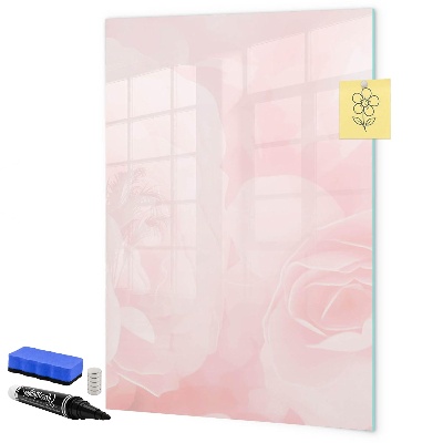 Dry erase board magnetic Stylish board for photos and notes