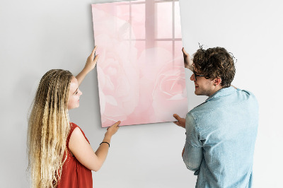 Dry erase board magnetic Stylish board for photos and notes