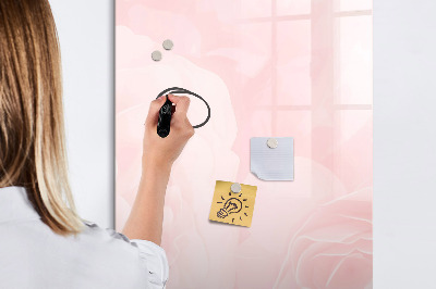Dry erase board magnetic Stylish board for photos and notes