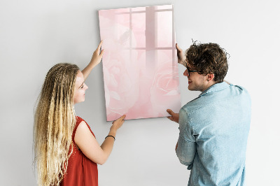 Dry erase board magnetic Stylish board for photos and notes