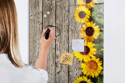 Dry erase board magnetic Creative flower and photo board