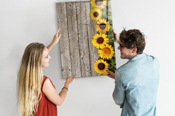 Dry erase board magnetic Creative flower and photo board