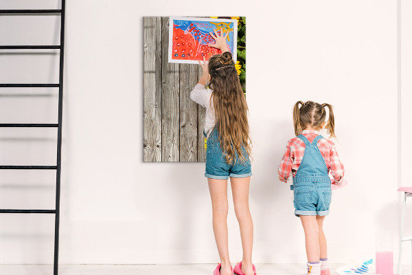 Dry erase board magnetic Creative flower and photo board