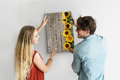 Dry erase board magnetic Creative flower and photo board