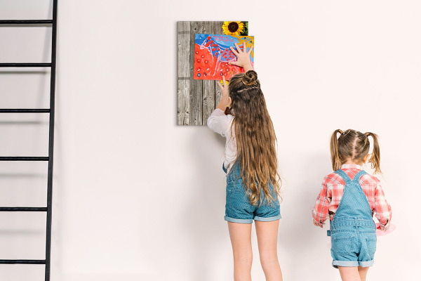 Dry erase board magnetic Creative flower and photo board