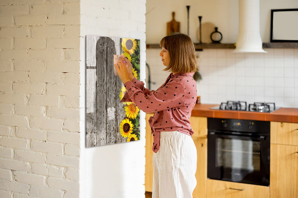 Dry erase board magnetic Creative flower and photo board