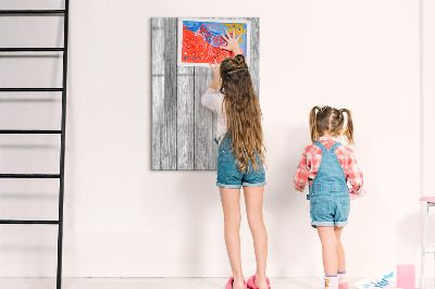 Dry erase board magnetic Stylish board for photos and notes