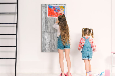 Dry erase board magnetic Stylish board for photos and notes