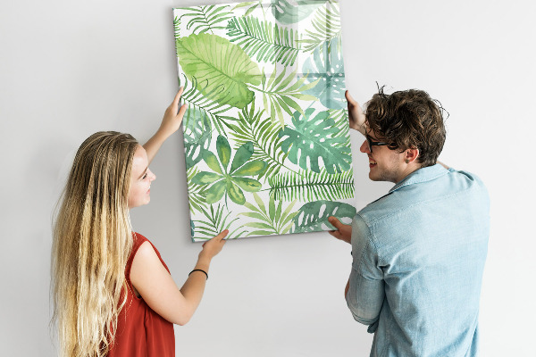 Magnetic dry erase board Green board with space for photos