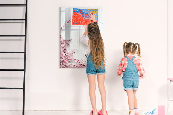 Magnetic dry erase board A creative space for photos and notes