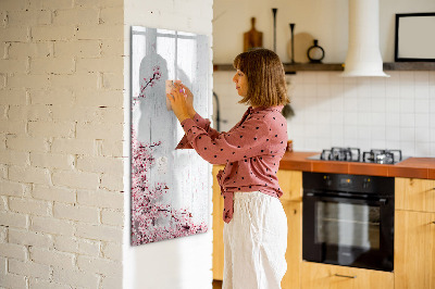 Magnetic dry erase board A creative space for photos and notes