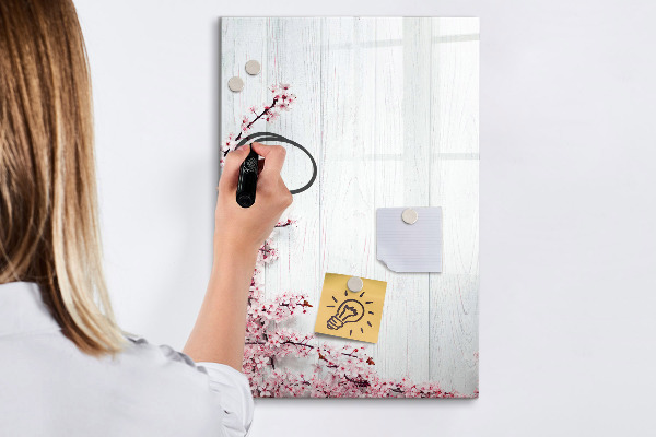 Magnetic dry erase board A creative space for photos and notes