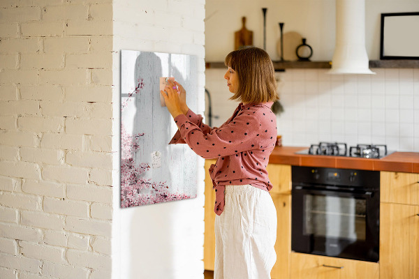 Magnetic dry erase board A creative space for photos and notes