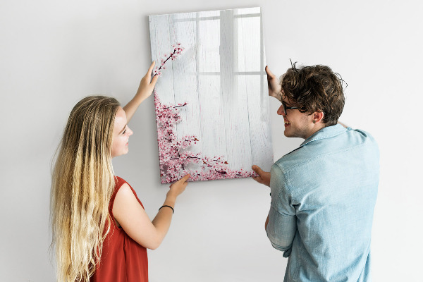 Magnetic dry erase board A creative space for photos and notes