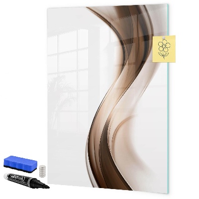 Dry erase board magnetic A stylish board for notes and photos