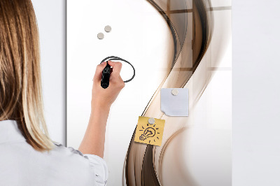 Dry erase board magnetic A stylish board for notes and photos