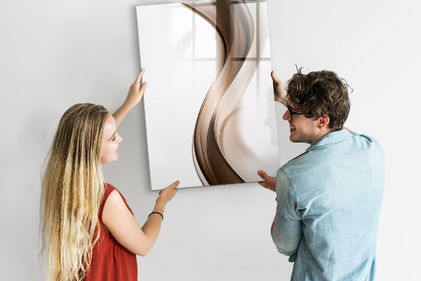 Dry erase board magnetic A stylish board for notes and photos