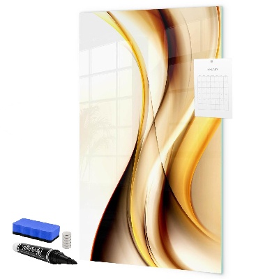Dry erase board magnetic A stylish board for notes and photos