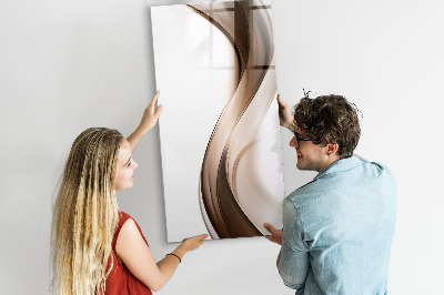 Dry erase board magnetic A stylish board for notes and photos
