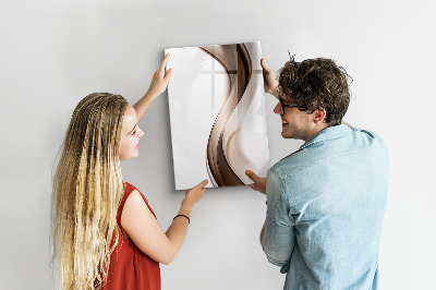 Dry erase board magnetic A stylish board for notes and photos