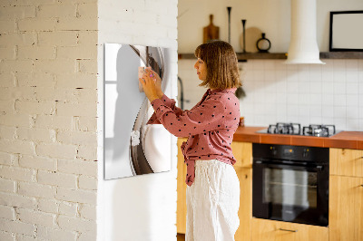Dry erase board magnetic A stylish board for notes and photos