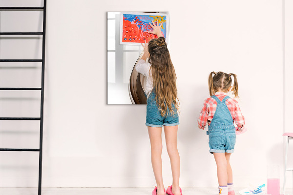 Dry erase board magnetic A stylish board for notes and photos