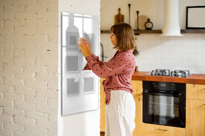 Dry erase board magnetic A creative space for photos and notes