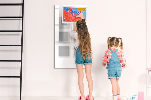 Dry erase board magnetic A creative space for photos and notes