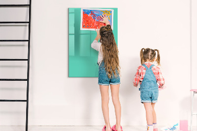 Dry erase board magnetic A colorful board for photos and notes