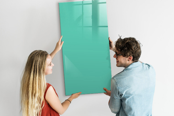 Dry erase board magnetic A colorful board for photos and notes