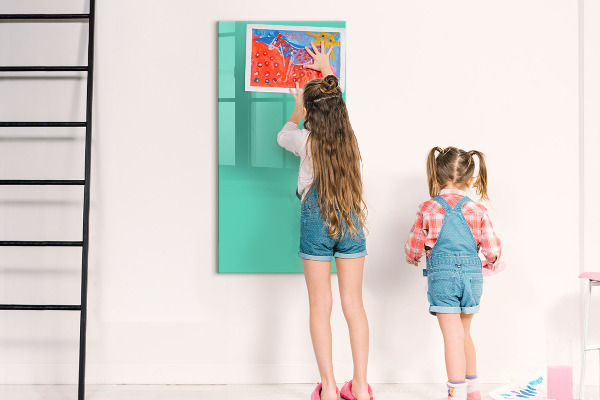 Dry erase board magnetic A colorful board for photos and notes