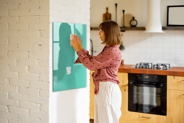 Dry erase board magnetic A colorful board for photos and notes