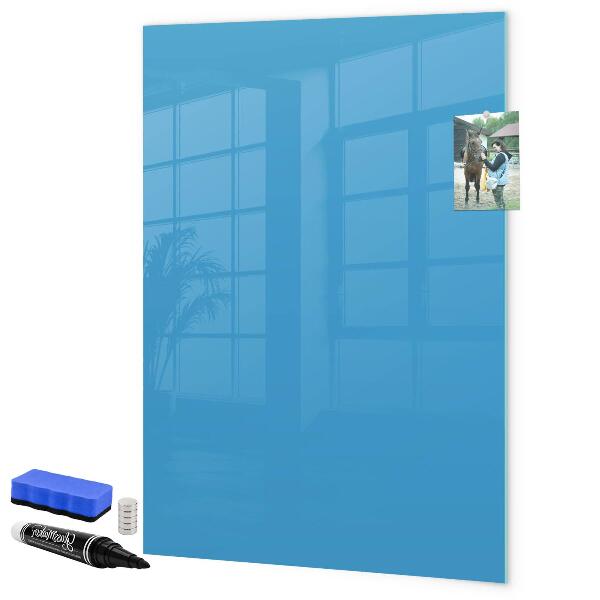 Magnetic dry erase board A colorful board for notes and photos