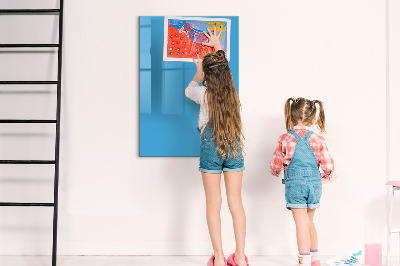 Magnetic dry erase board A colorful board for notes and photos