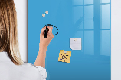 Magnetic dry erase board A colorful board for notes and photos